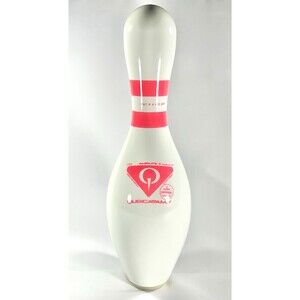 AMFLite II Black Light Bowling Pin Wooden Plastic Coat White and Pink